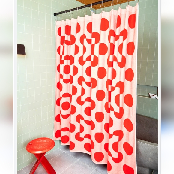 Dusen Dusen X Coming Soon Curtina Limited Edition Shower Curtain - Picture 1 of 5